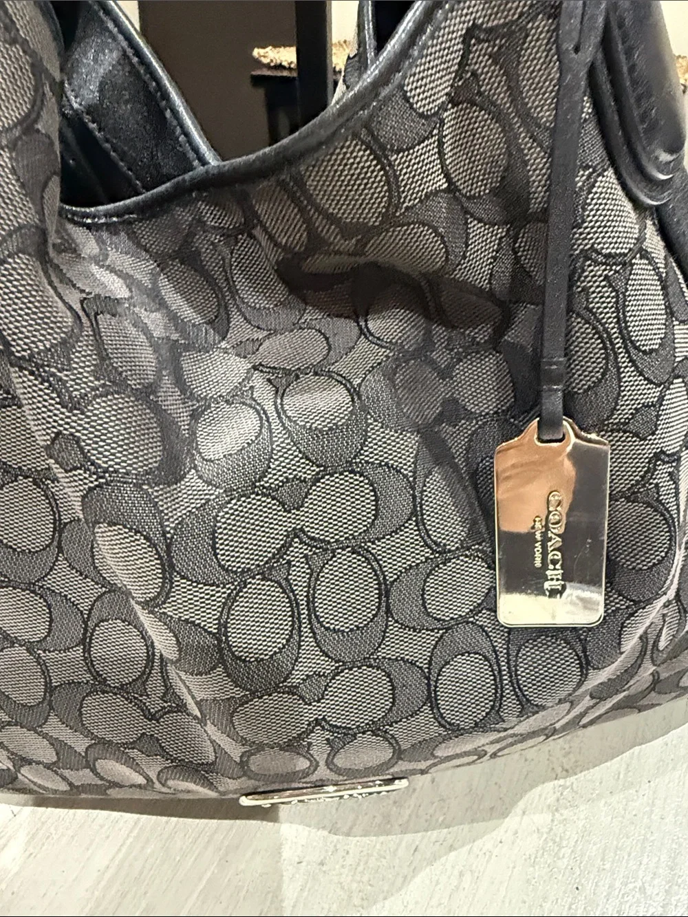 Coach Eidie 31 Signature Canvas Shoulder Bag